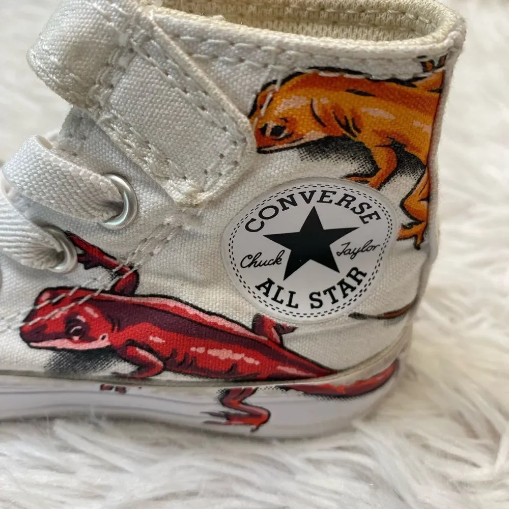 Converse All Star Chuck Taylor Infant High-Top Leapin' Lizards US Size 5 Unisex